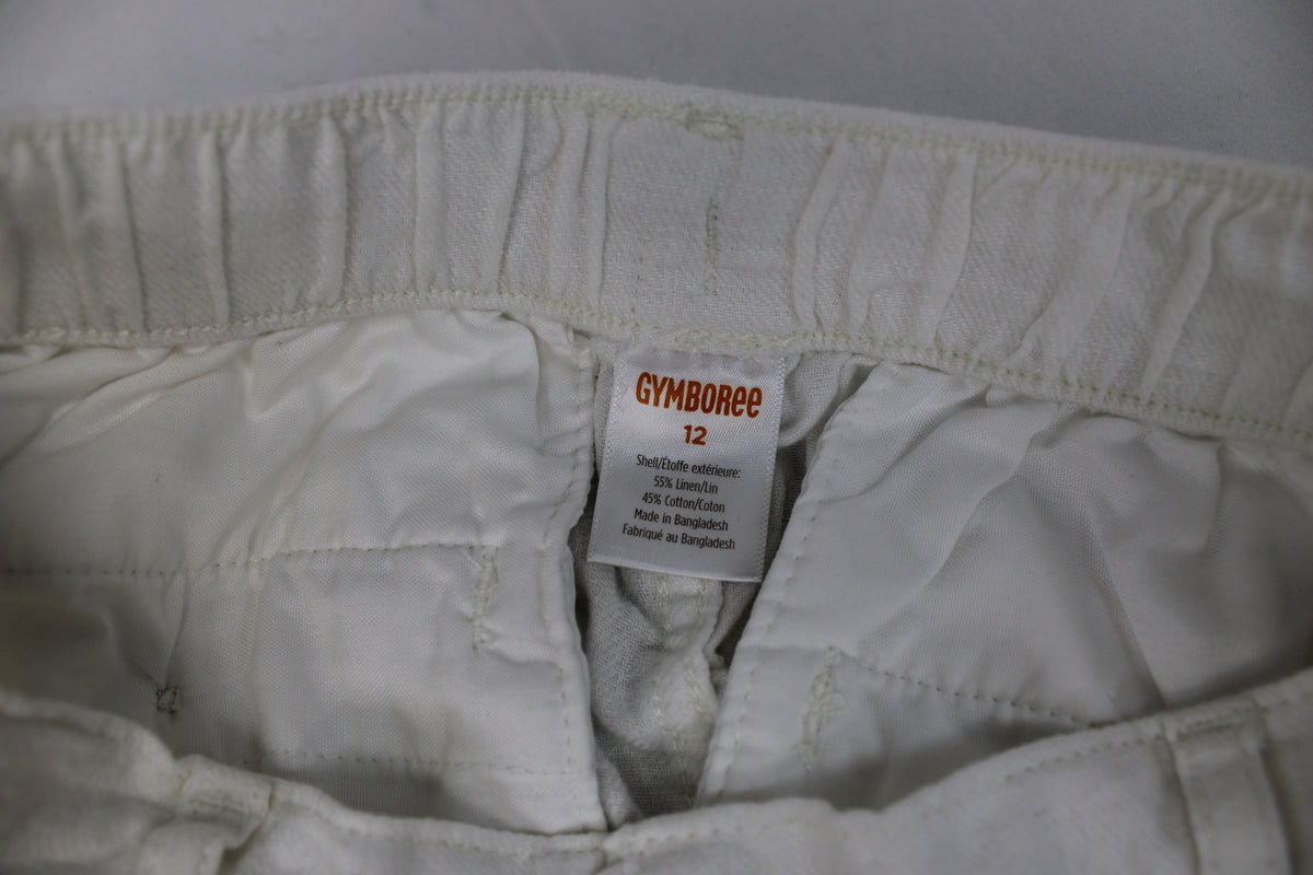 Gymboree White Shorts, Size 12