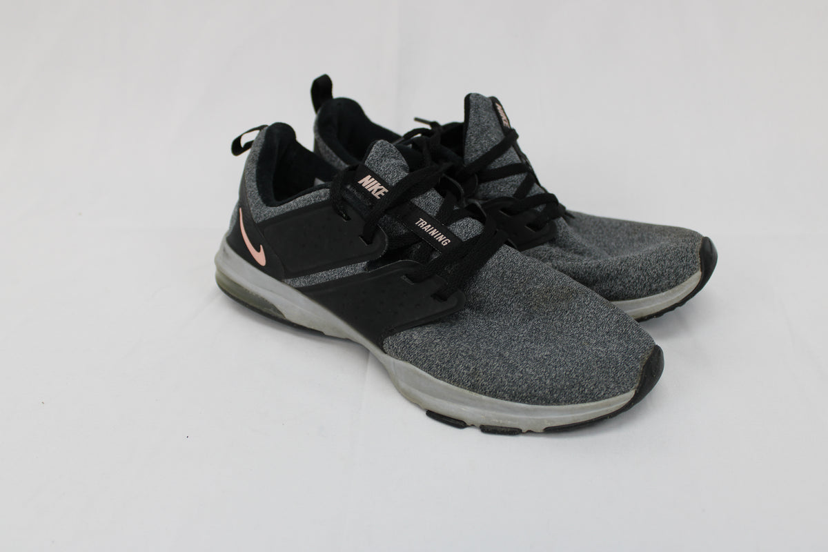 Nike Air Bella TR running shoe, grey/storm pink, Women's 8.5