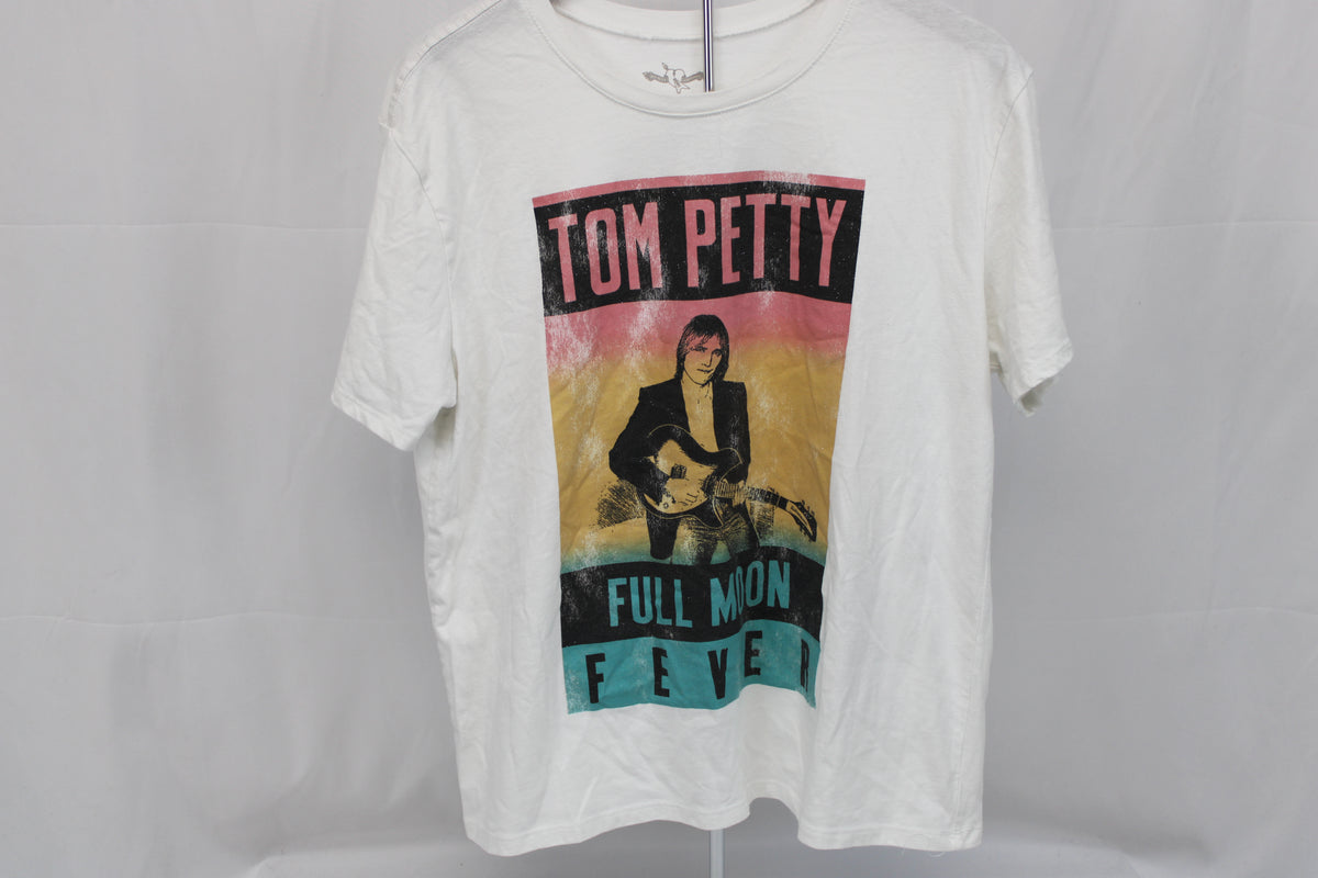 Hybrid Apparel Tom Petty Full Moon Fever graphic cotton t-shirt, Women's L