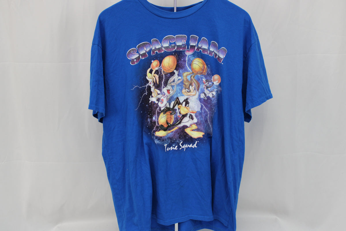Space Jam Tunesquad graphic t-shirt from the Spacejam original motion picture, Men's XL
