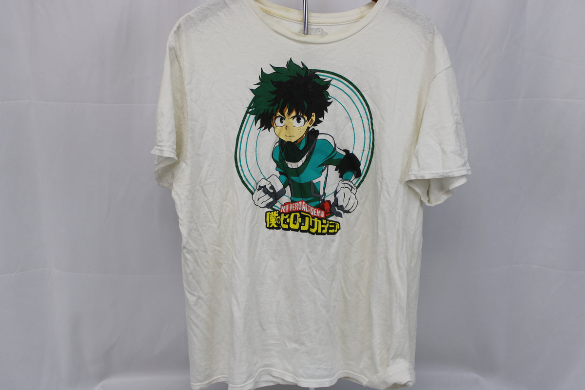 Funimation My Hero Academia short sleeve graphic t-shirt, Men's XL