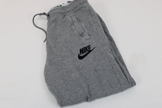 Nike fleece lined cotton drawstring sweatpants, grey, Men's S