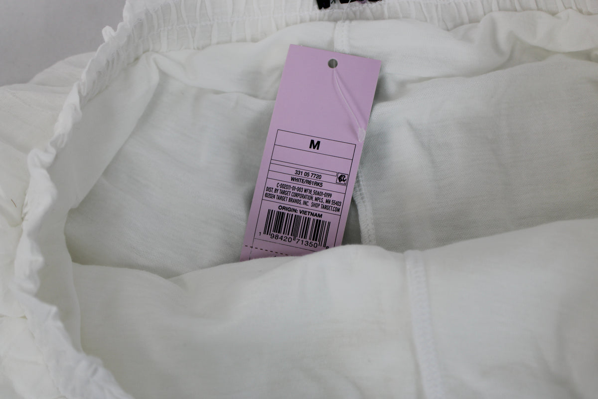 Wild Fable lightweight linen skirt, white, NWT, Women's M