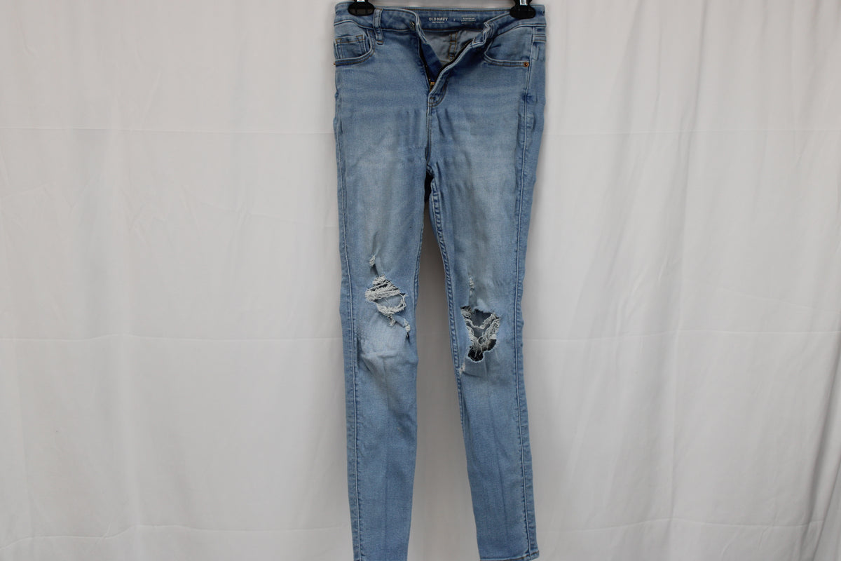 Old Navy Rockstar super skinny distressed jeans, Women's 2