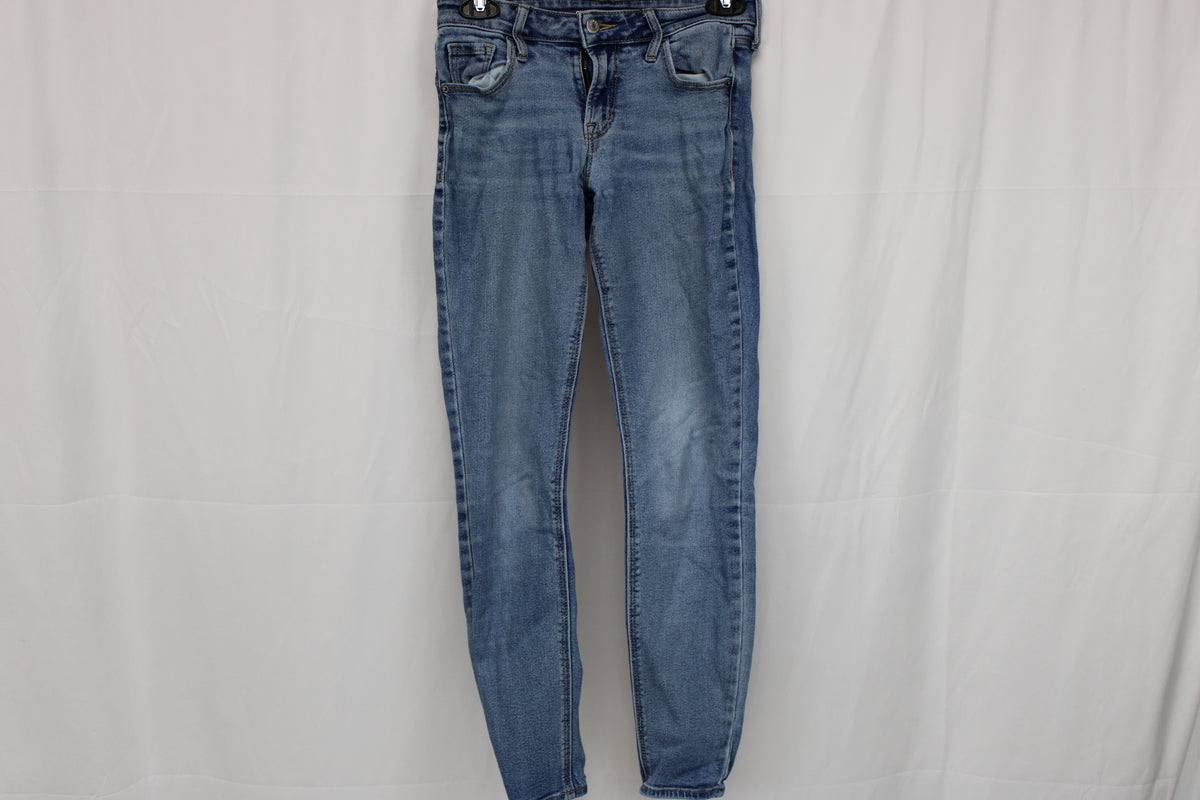 Old Navy Rockstar super skinny mid rise jeans, medium wash, Women's 2