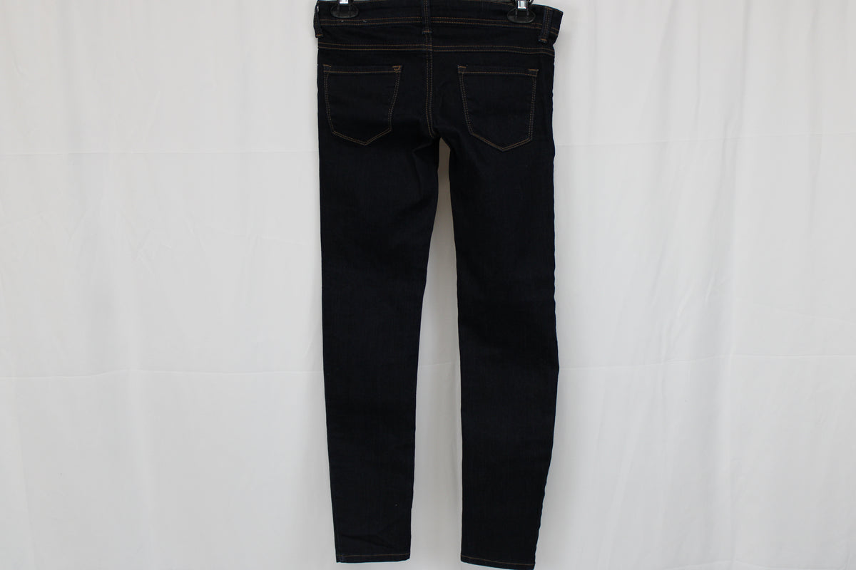 Blue Asphalt y2k era high rise short skinny jeans, dark wash, Women's 1
