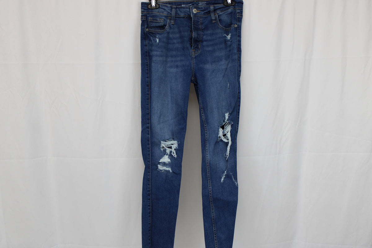 Old Navy Rockstar super skinny jeans, medium wash, Women's 2
