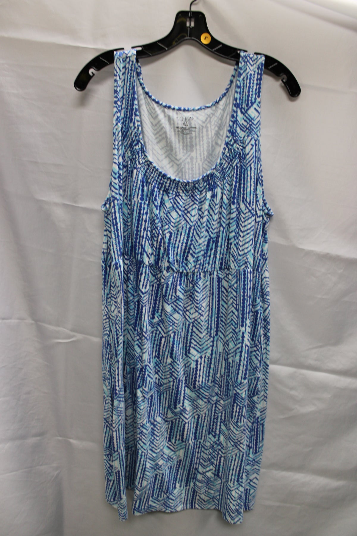 Sonoma Sleeveless Geometric Pattern Blouse, Size 2X