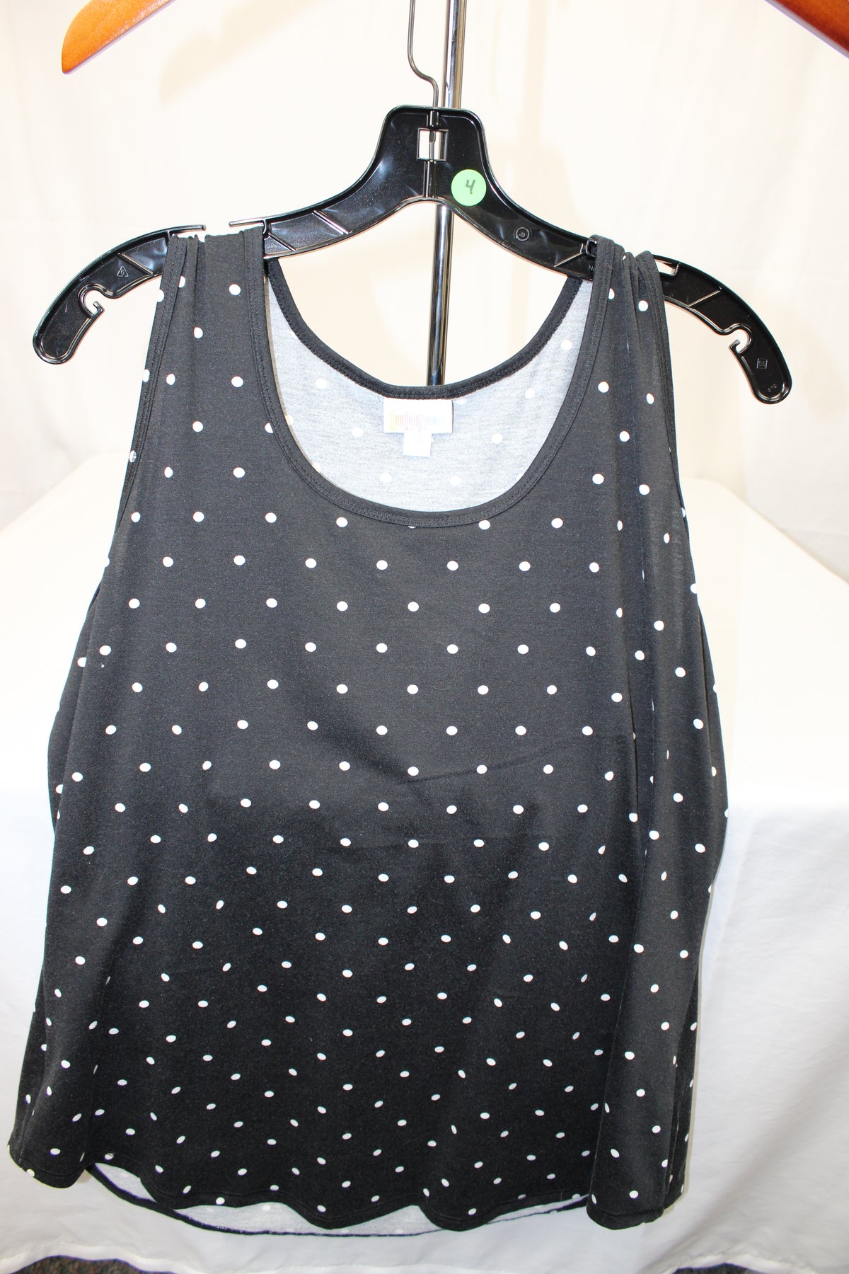 Lularoe Polka Dot Tank Top, Size 2X