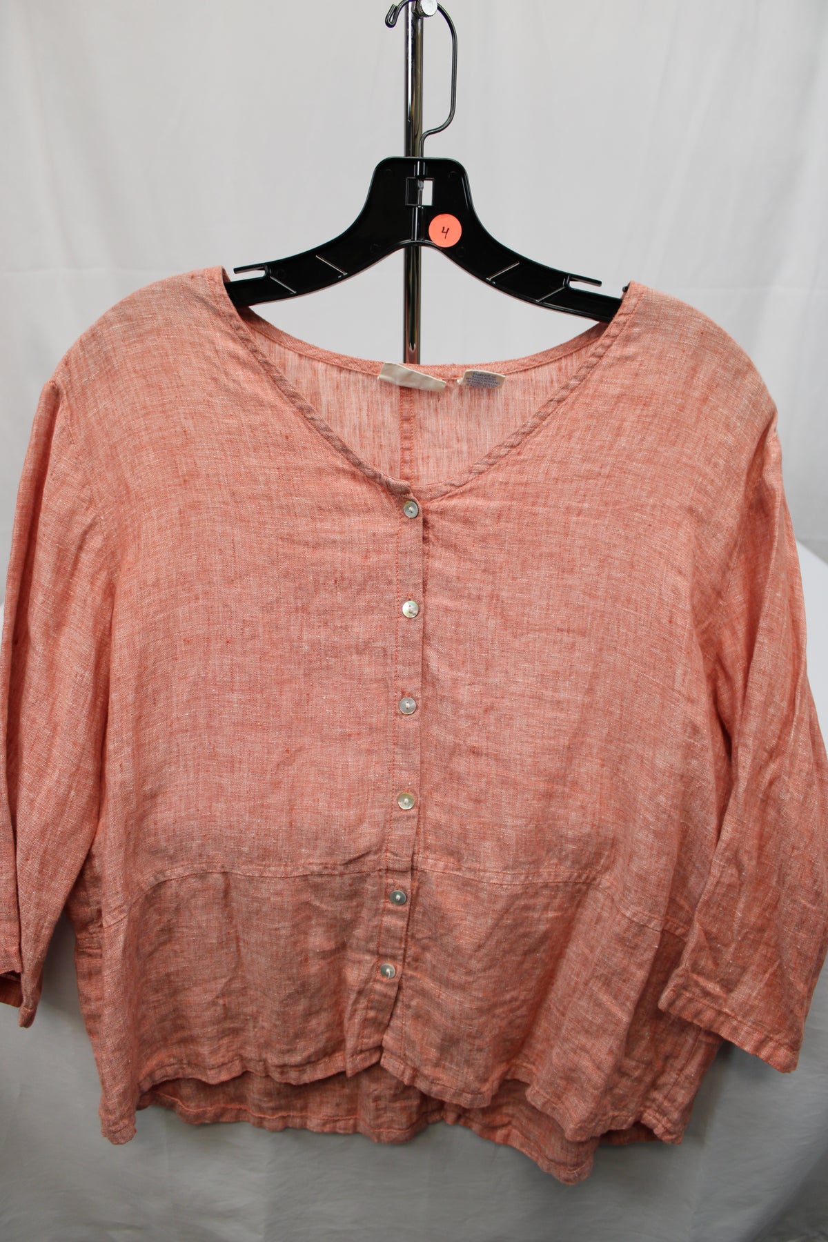 Sigrid Olsen Linen Shirt, Size S