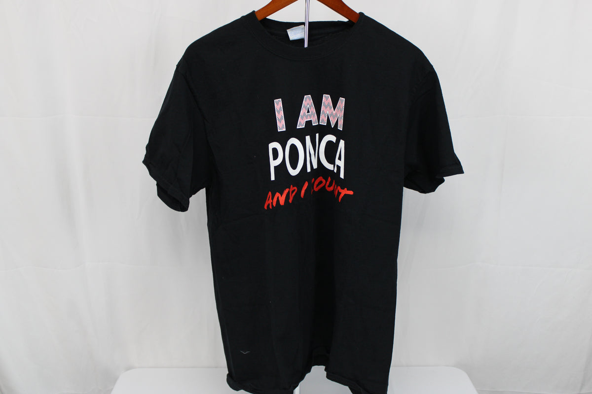 Port & Company I am Ponca and I Count 2020 U.S. Census graphic t-shirt, Men's L