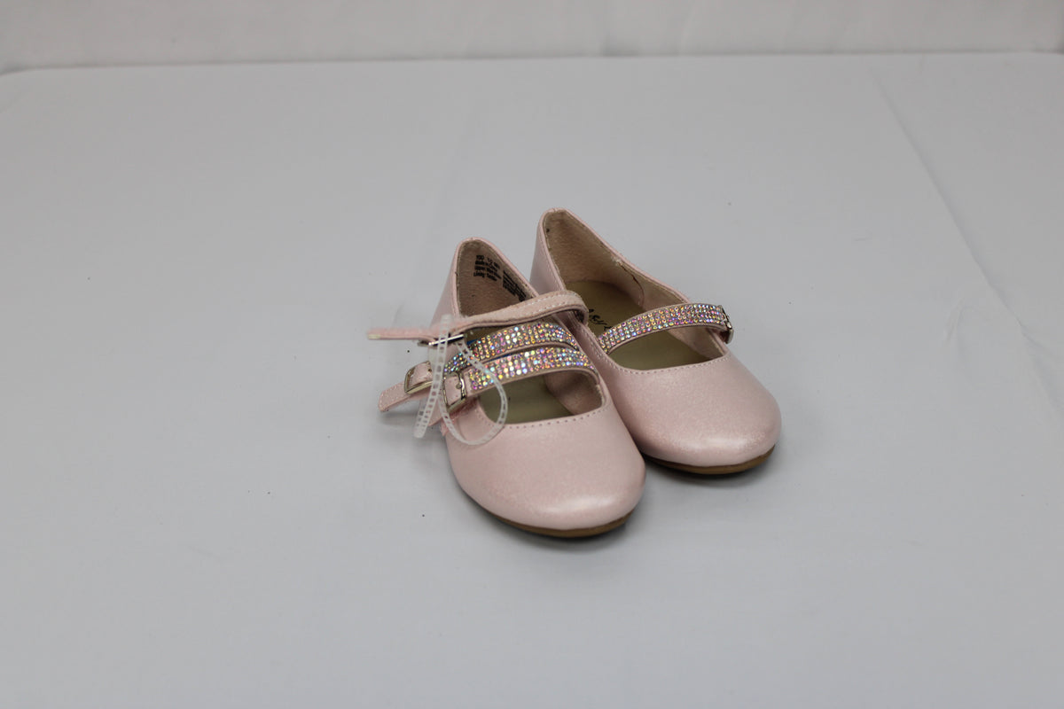 Self Esteem pink glitter mary jane with velcro enclosure, NWT, Toddler 10