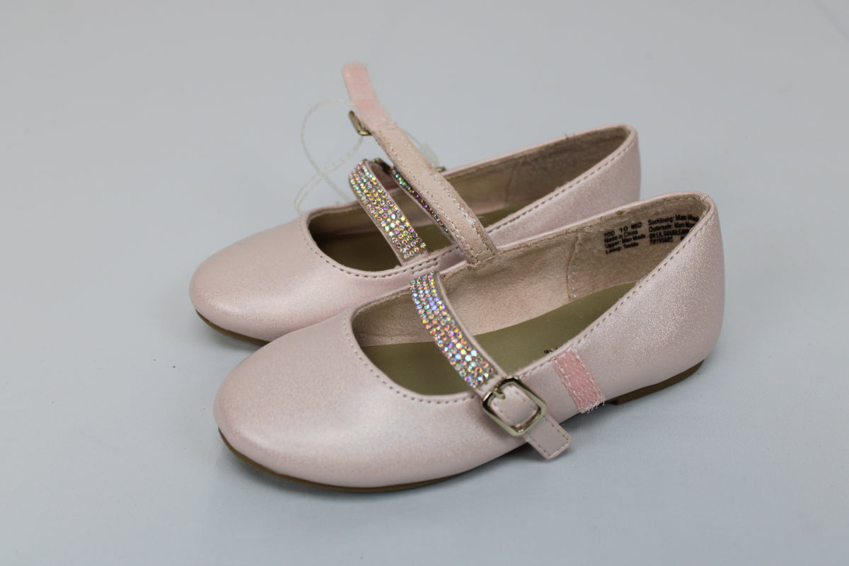 Self Esteem pink glitter mary jane with velcro enclosure, NWT, Toddler 10