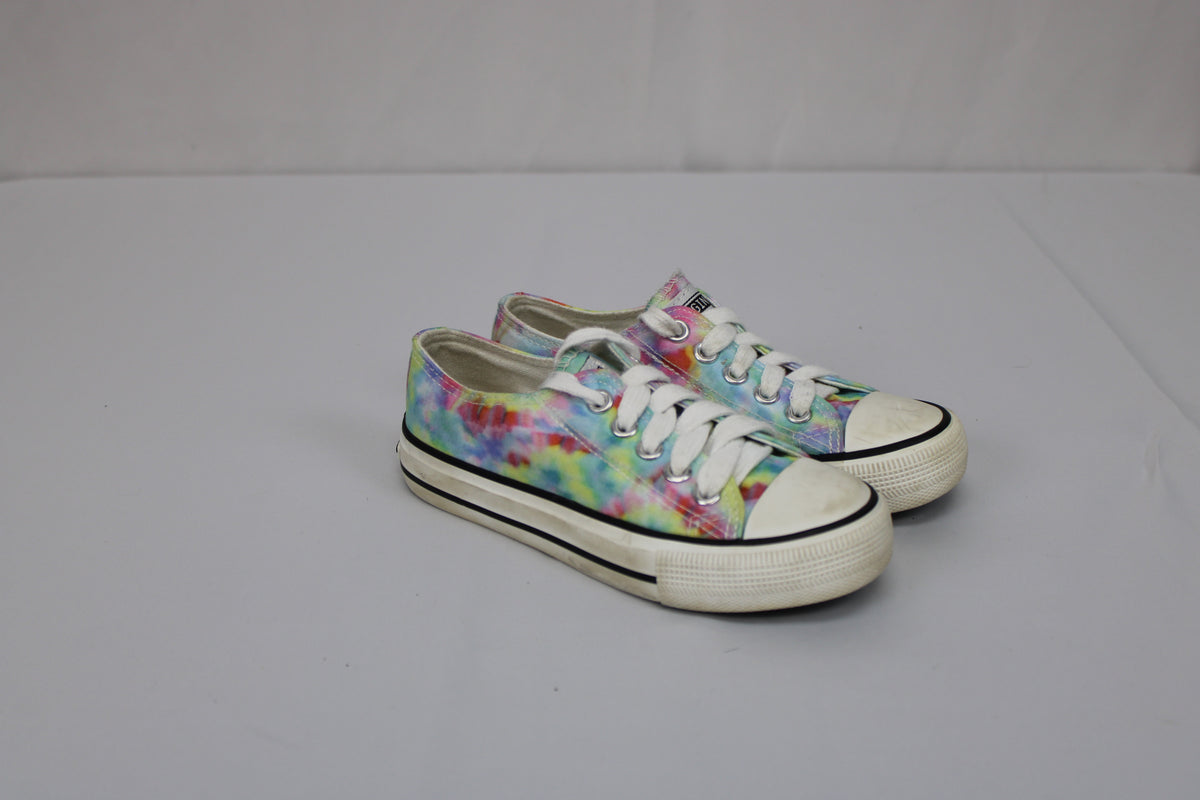 Weestep tie dye canvas lace up sneaker, Kid's 12