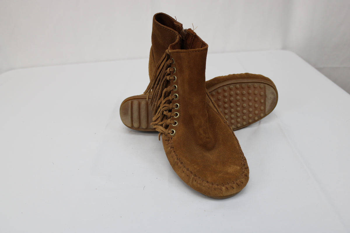 Minnetonka Willow suede moccasin boot, Women's 9