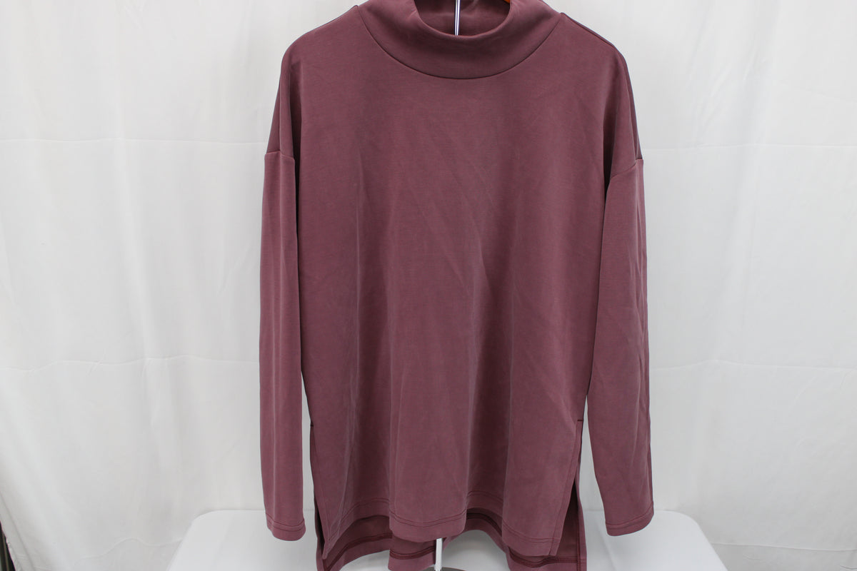 FLX cowl collar polyester moisture wicking sweatshirt, Women's XL