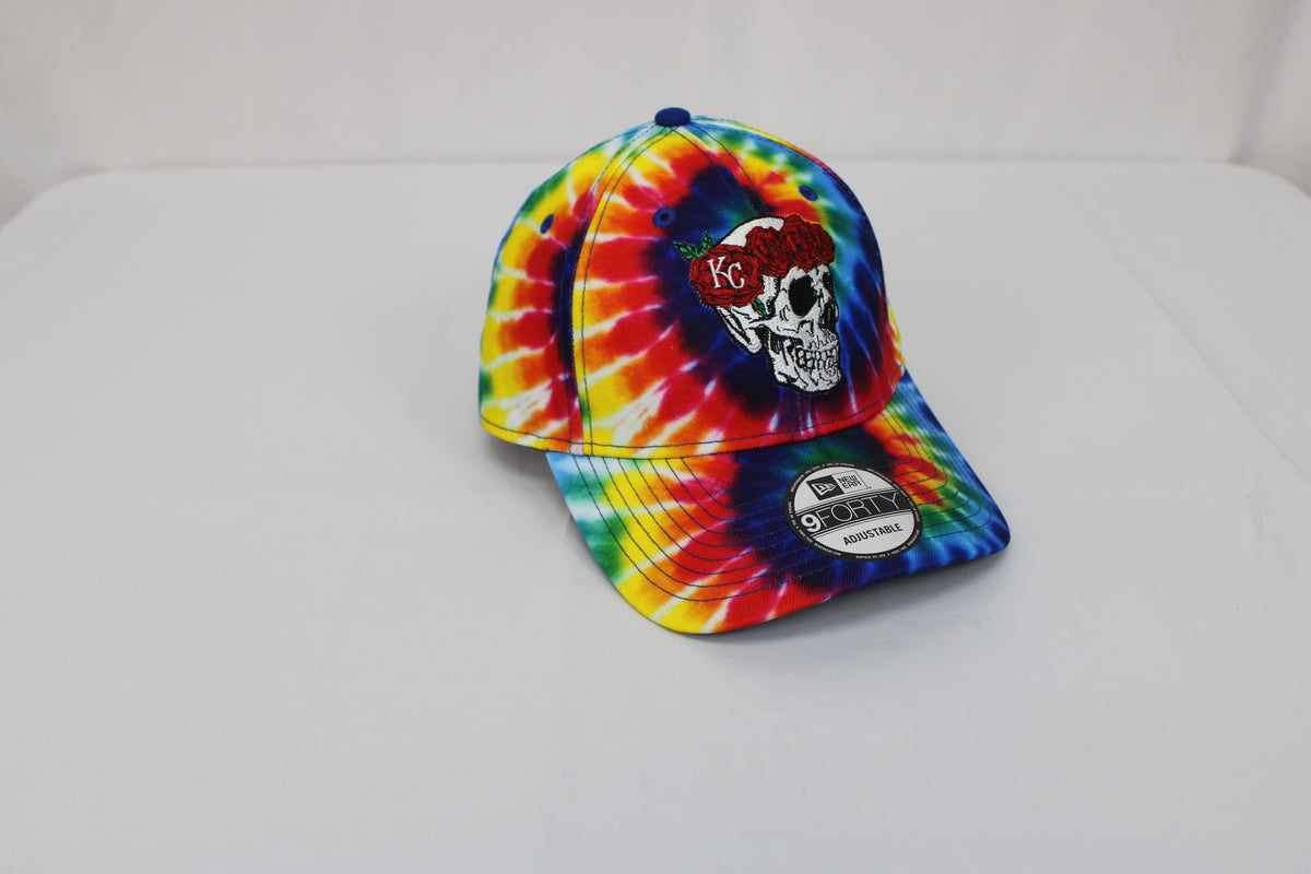 New Era Kansas City Royals Sugar Skull tie dye special edition snapback cap, NWT