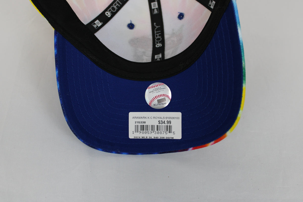 New Era Kansas City Royals Sugar Skull tie dye special edition snapback cap, NWT