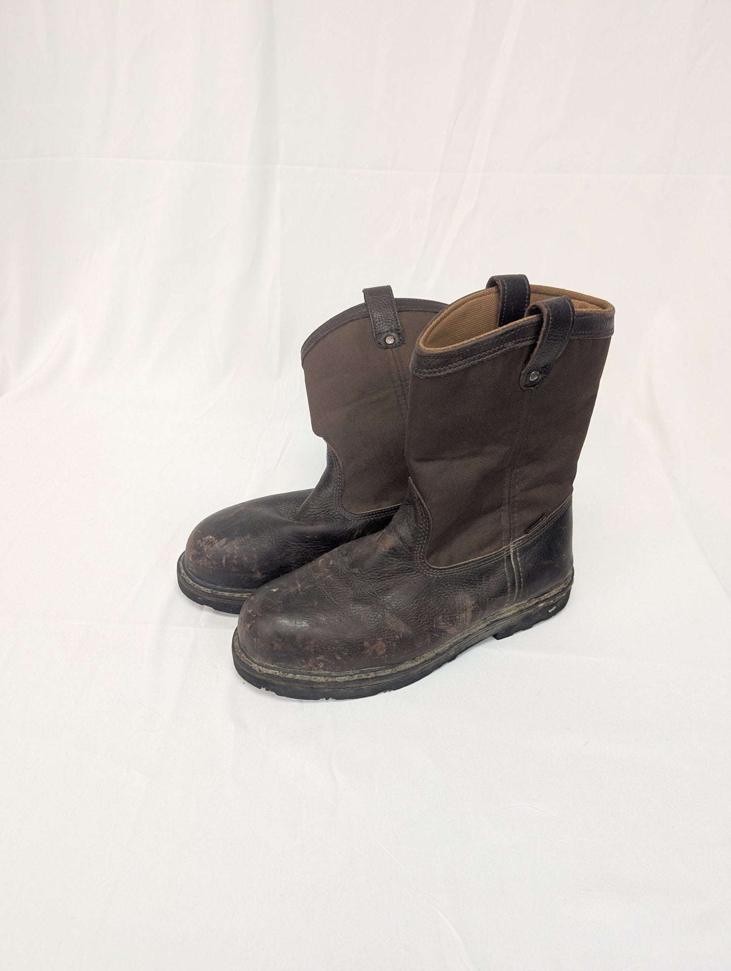 Schmidt Footwear safety toe pull on boot, Men's 10.5