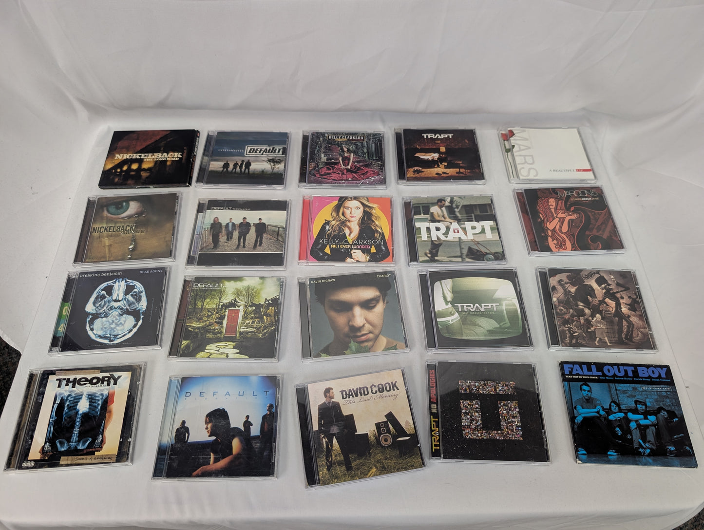 Early 2000's rock CD bundle, 20 count
