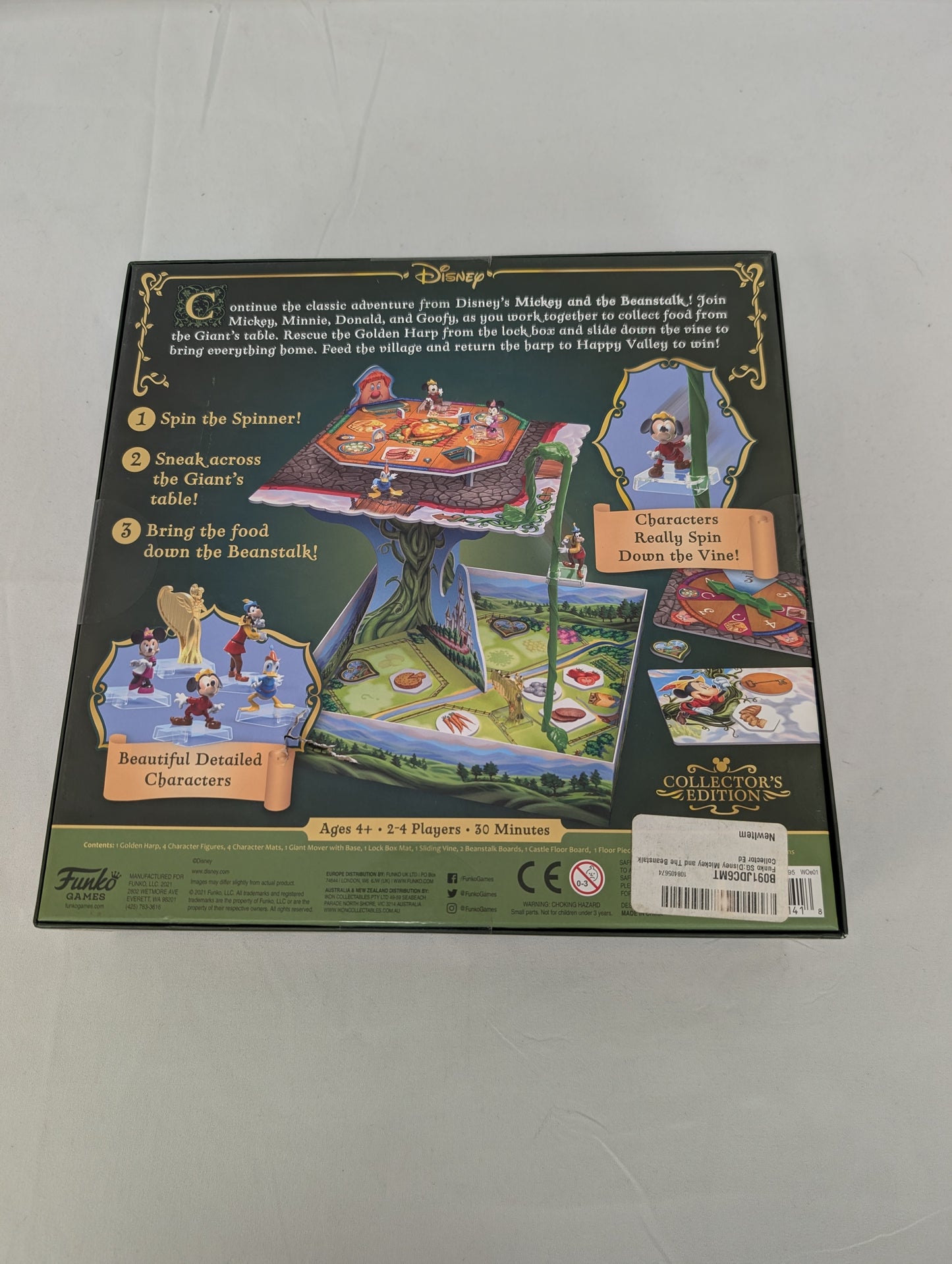Disney Mickey and the Beanstalk Game, NWB, Collector's Edition