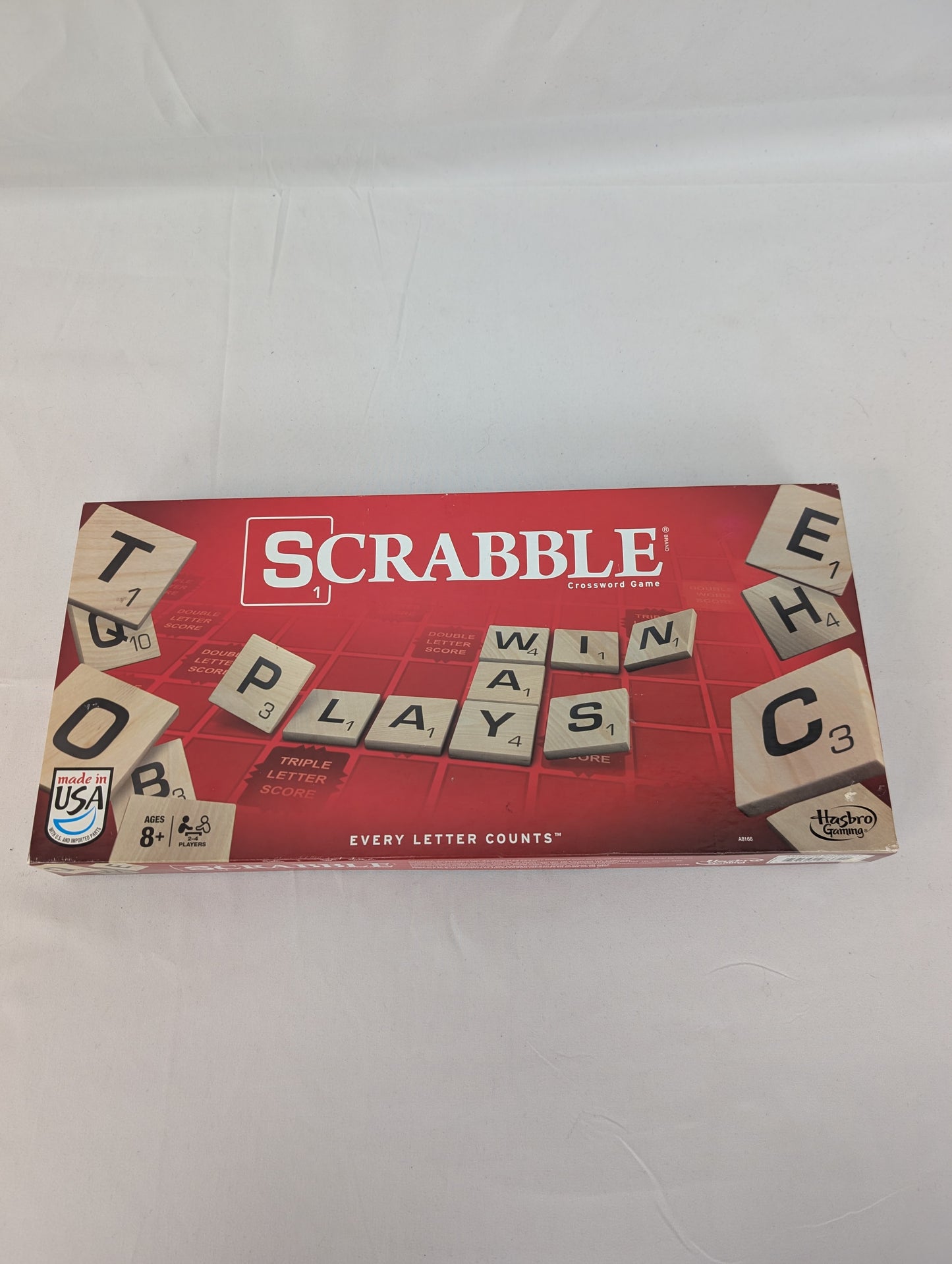 Hasbro Scrabble classic board game, with original box