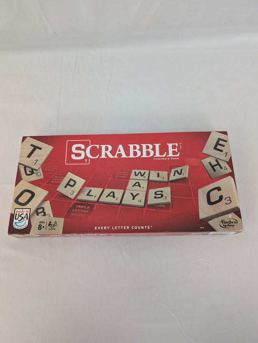 Hasbro Scrabble classic board game, with original box